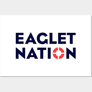 Eaglet Nation Font Posters and Art